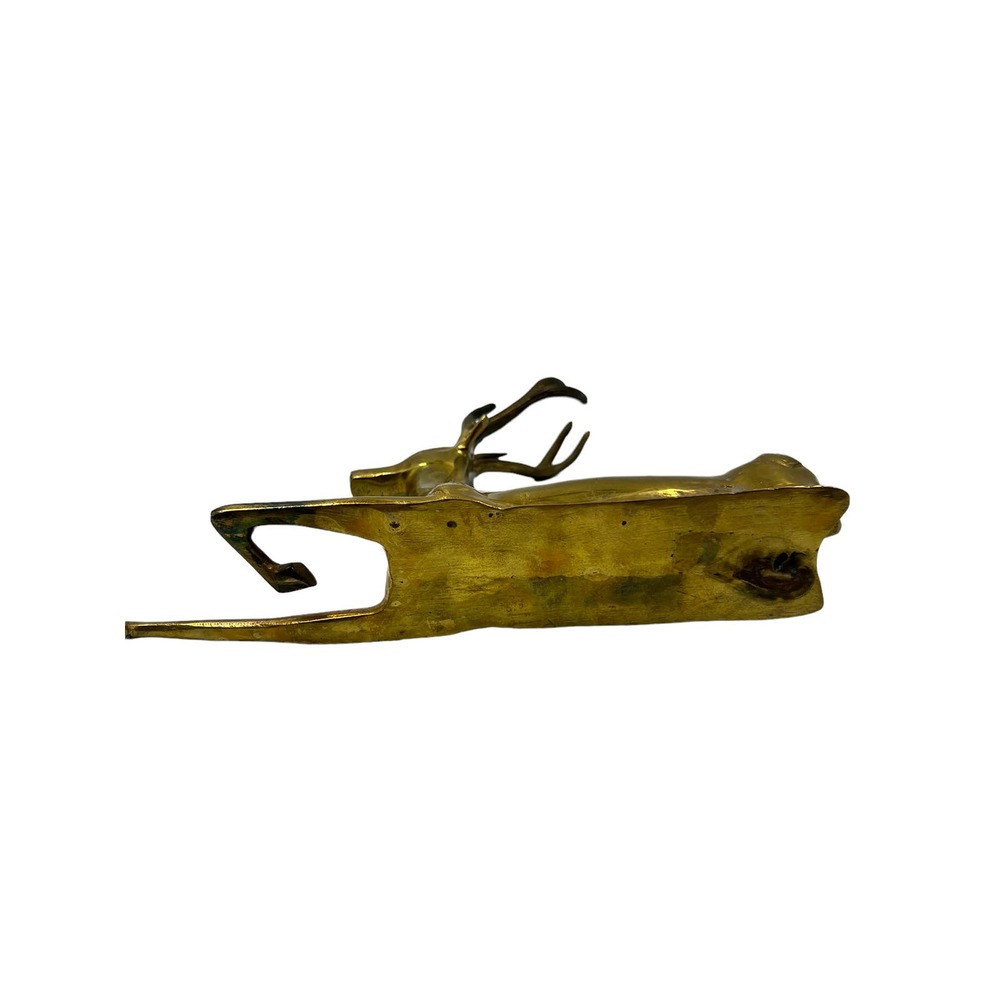 Vintage brass deer - Picture 5 of 5